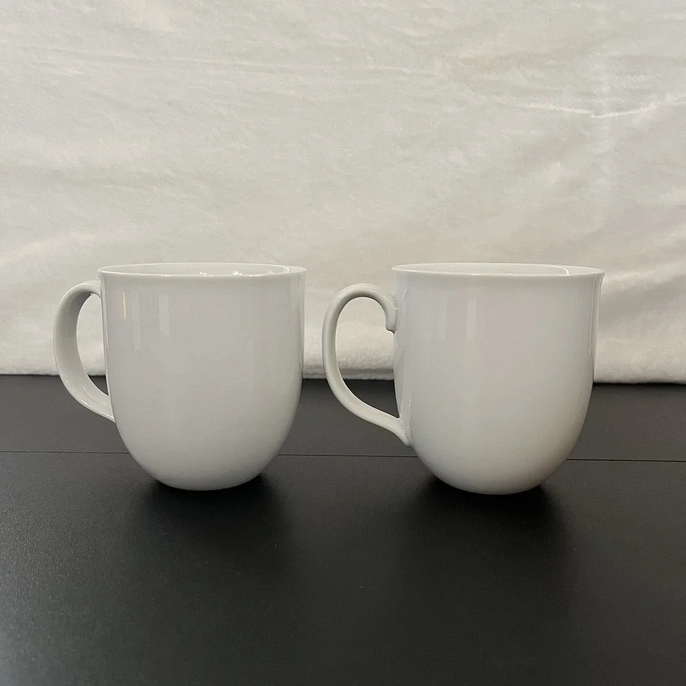 Pottery Barn white cups rare